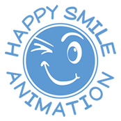 logo happy smile animation